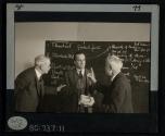 [Dr. Walter J. Clark (center) at International Conference on Photo Speed, Munich]