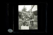 [Nobby Clark & Bradford Washburn examinine aerial cameras]