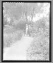 [Claude Monet, Blanche Hoschedé-Monet (his daughter-in-law) and man, Giverny, France]