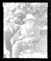 [Nickolas Muray and Claude Monet, Giverny, France]