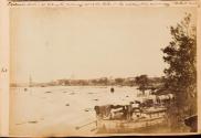 Wreck of the "Govindpore" foundered off Jackson's Ghant, Sailors Chapel & Cargo boats onshore