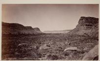 Mancos Canon. Looking Down from Near its Mouth.