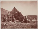 [Members of the Survey Party in Camp]