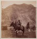 [Surveyor on mule]