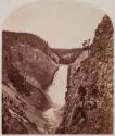Lower Falls of the Yellowstone 350 feet.