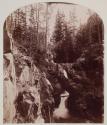 [Waterfall in river in Palace Park Arched Falls, Middle Creek (?)]
