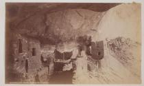 Ruined Cave Town on the Rio de Chelly, Arizona