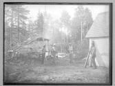 Camp at chain of rocks, 1885