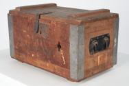 Elgéphone projector and grammophone trunk