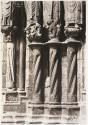 [Chartres Cathedral, detail, jamb statues supporting columns]