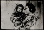 Laplanders with South Pole Expedition. Exposition Babies