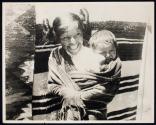 A little mother in the Zuni tribe of the west.