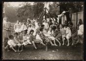 [Group of children at playground]