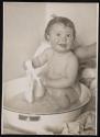 [Baby taking bath]