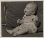 [Laughing baby]