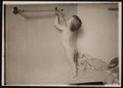 [Baby in bathroom]