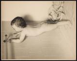 [Baby in bathroom]