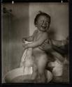 [Baby taking bath]