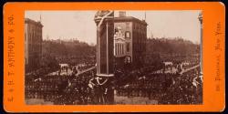 Funeral of President Abraham Lincoln, New York City, 23d Regiment passing in view