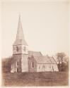 Singleton Church. Now called Sketty Church. 1852. Calotype.