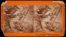 Dead Confederate Soldier in the Trenches