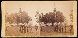 Prof, Lowe reconnoitering at Battle of Fair Oaks