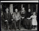 Three generations of a farming family