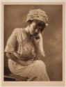 [Annette Kellerman in high fashion daytime dress]