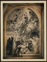 [Reproduction of an engraving after Peter Paul Ruben's 1626 painting The Assumption of the Virgin]