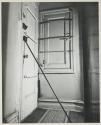 [Door with security bar]
