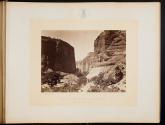 Head of Cañon de Chelle [sic], Looking Down Walls about 1200 feet in height.