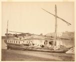 Dahabie du prince Arthur sur le Nil