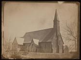 [Stone Church, Phildelphia area, cleric standing out front]
