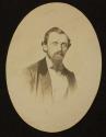 [Young man with moustache and beard (head and shoulders)]