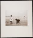 Simone Roussel on the Beach at Villerville