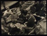 Men Playing Cards on Boat - Menemsha, Martha's Vineyard