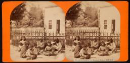 Shoshone Indians at Humboldt Station, C.P.R.R.