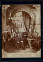 [Abraham Lincoln, Ulysses S. Grant, six prominant Union Army generals including William T. Sherman and Admiral David Farragut, U.S. Navy]