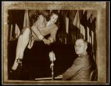 Vice President Harry S. Truman plays the piano at a National Press Club bash in 1945
