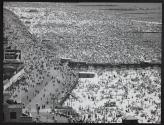 Coney Island beach on the Fourth of July.