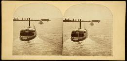 Staten Island Steamboat, with Castle William in the Distance