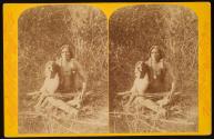 Uintah Ute. A Young Warrior and his dog.