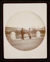 [Man with box camera and George Eastman at the World's Columbian Exposition, Chicago]