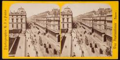 Rue de Rivoli et hôtel du Louvre