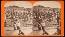 Baptism of 250 Indians of the Shebit Nation by the Mormons at St. George, Utah