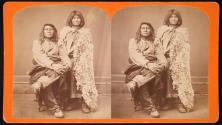 Se-go-witz and his Bride in her Rabbit-skin robe--Utes