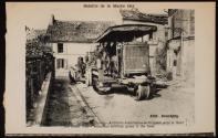 Chateau-Thierry - The Great War - American artillery going to the front