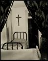 Bedroom with crucifix