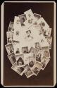 [Photograph of collage of carte de visites]