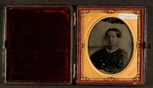 [Copy of portrait of woman, propped up with pillow]